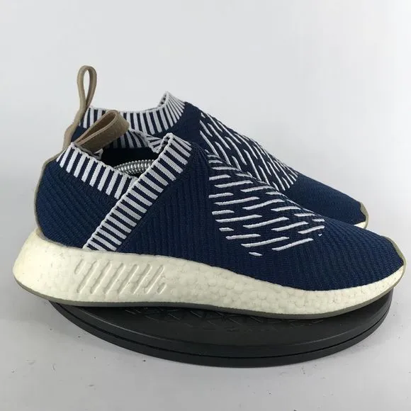 Adidas NMD CS2 Primeknit Ronin Blue/White Athletic Shoes BA7189 Men’s Size 10