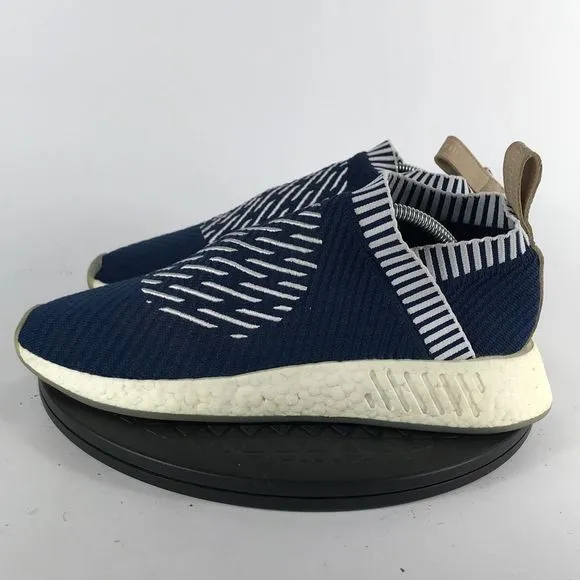 Adidas NMD CS2 Primeknit Ronin Blue/White Athletic Shoes BA7189 Men’s Size 10