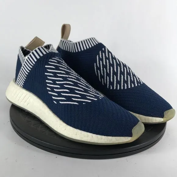 Adidas NMD CS2 Primeknit Ronin Blue/White Athletic Shoes BA7189 Men’s Size 10