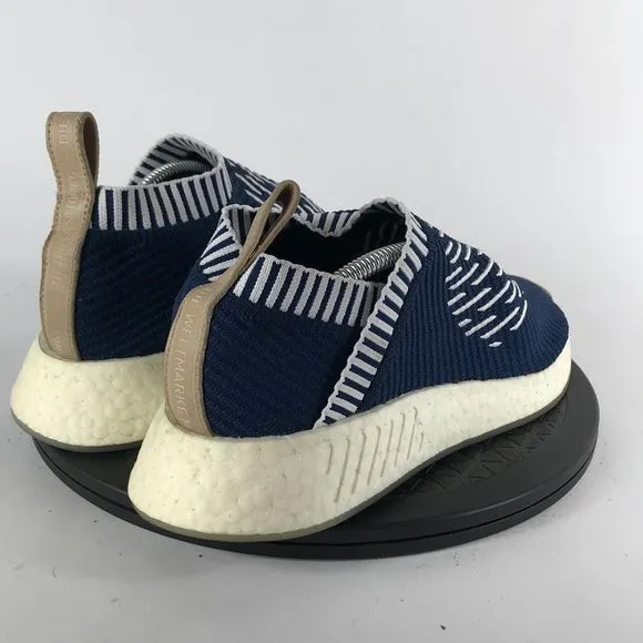 Adidas NMD CS2 Primeknit Ronin Blue/White Athletic Shoes BA7189 Men’s Size 10