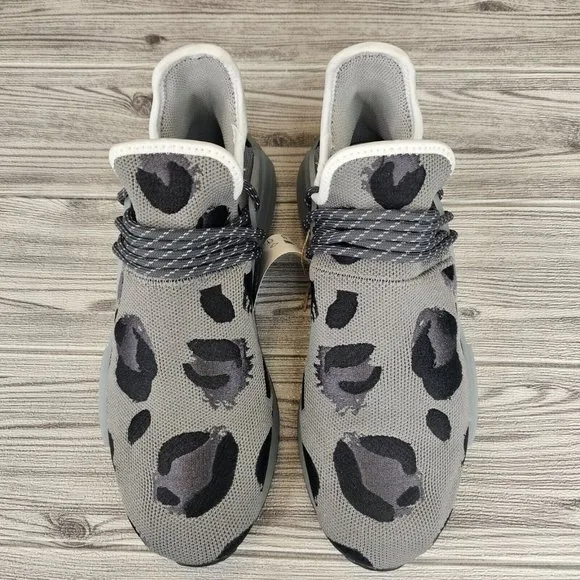 Adidas NMD Hu Pharrell Animal Print - Grey - Men's US Size 8.5 NEW