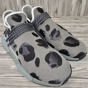 Adidas NMD Hu Pharrell Animal Print - Grey - Men's US Size 8.5 NEW
