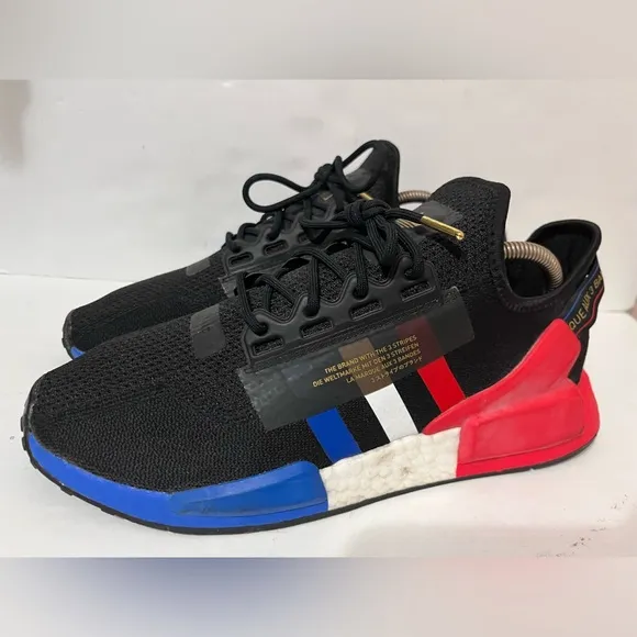 Adidas NMD R1 V2 Paris Casual Running Shoes Fy2070 Red Blue White Mens 11