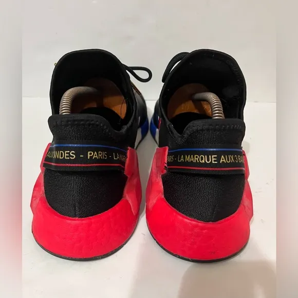 Adidas NMD R1 V2 Paris Casual Running Shoes Fy2070 Red Blue White Mens 11