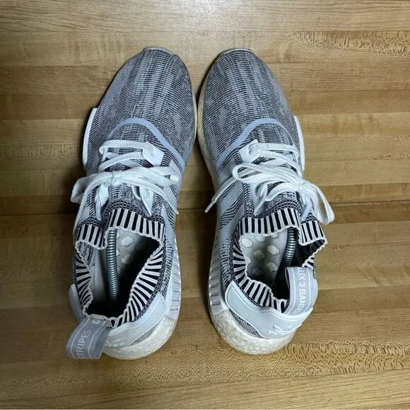 Adidas Nmd_R1 Primeknit OREO Mens Size 13 Athletic Shoes Sneakers BY1911