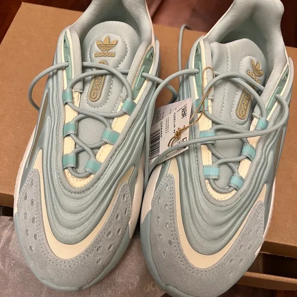 Adidas Originals Ozelia Women's Athletic Teal Trainer Sneaker Running Shoes 6.5
