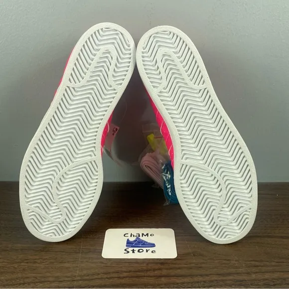 Adidas Originals Superstar Pink Athletic Shoes Sneakers FY2745 Kids Sz 6.5