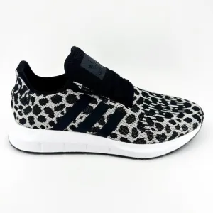Adidas Originals Swift Run Leopard Black White Womens Running Shoes BD7962