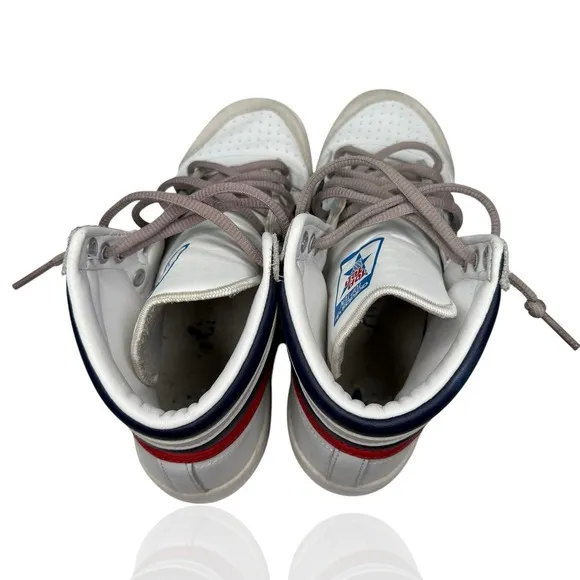 Adidas Originals Top Ten Hi Trainers White Blue Red D74481 Men's Size 6