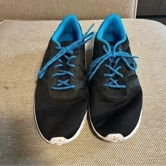 Adidas Ortholite NEO black and blue men’s athletic shoes