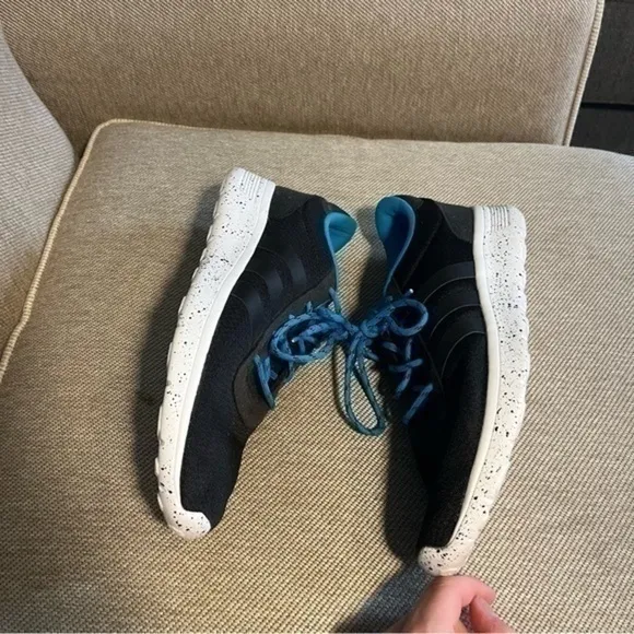 Adidas Ortholite NEO black and blue men’s athletic shoes