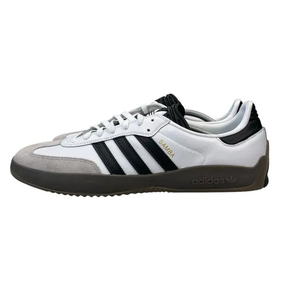 Adidas Puig Samba White Core Black Gum Shoes JP5658 Men's Size 13