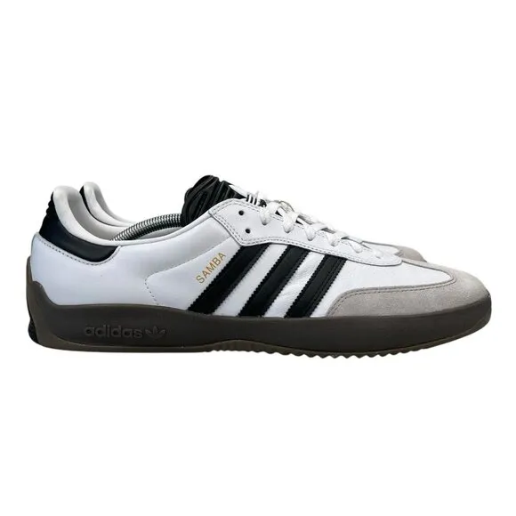 Adidas Puig Samba White Core Black Gum Shoes JP5658 Men's Size 13