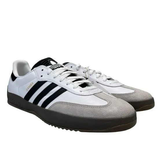 Adidas Puig Samba White Core Black Gum Shoes JP5658 Men's Size 13