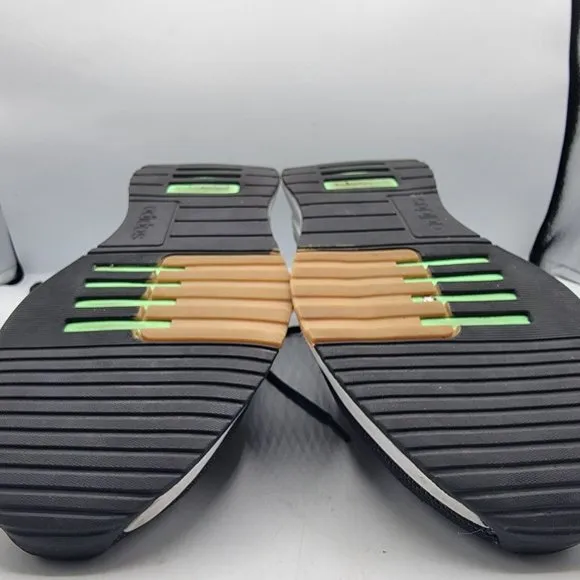 Adidas Racer TR21 Mens Size 10.5 Black Green White Shoes Athletic Sneaker GX4233