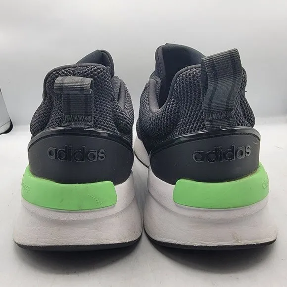 Adidas Racer TR21 Mens Size 10.5 Black Green White Shoes Athletic Sneaker GX4233