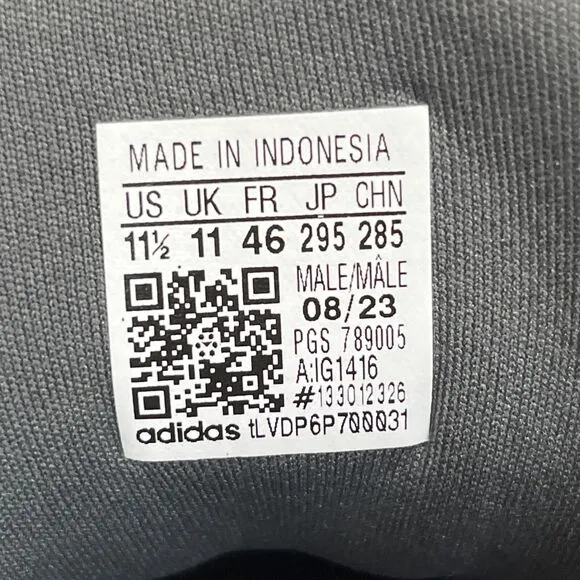 Adidas Response Grey IG1416 Running Athletic Shoes Men's Size 11.5