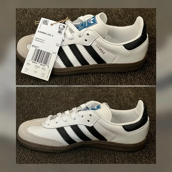 Adidas Samba OG Shoes Little Boy Shoes -Size 11K