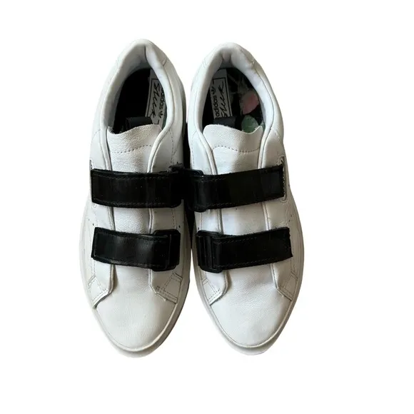 Adidas Sleek Super White Black Shoes WMS Size 7