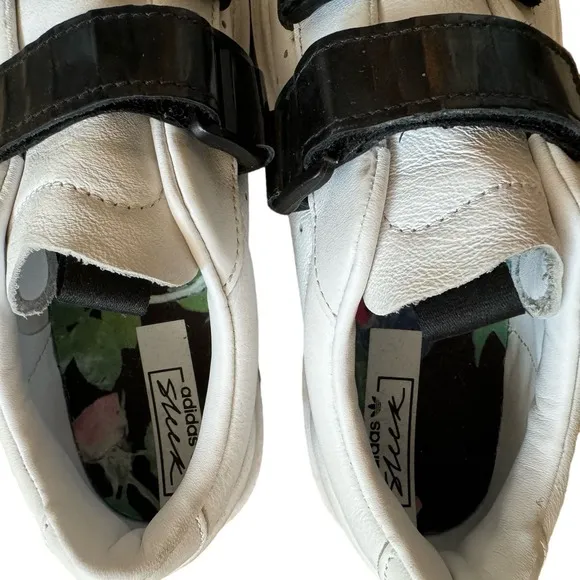 Adidas Sleek Super White Black Shoes WMS Size 7