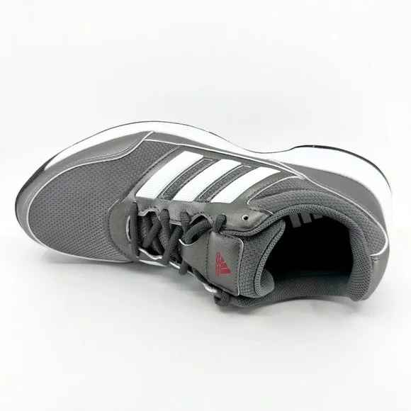 Adidas Tech Response 2.0 Gray Silver Metallic Mens Spike Golf Shoes EE9123