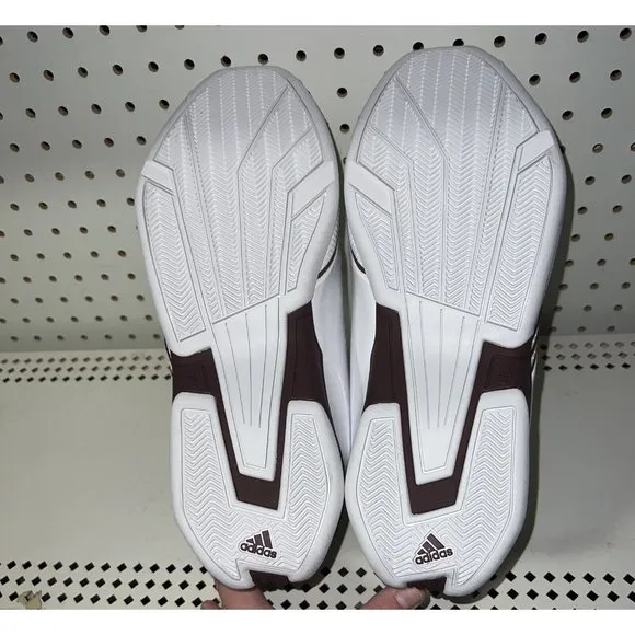 Adidas TMAC 2 Restomod Mens Athletic Basketball Shoes Size 10.5 White Maroon