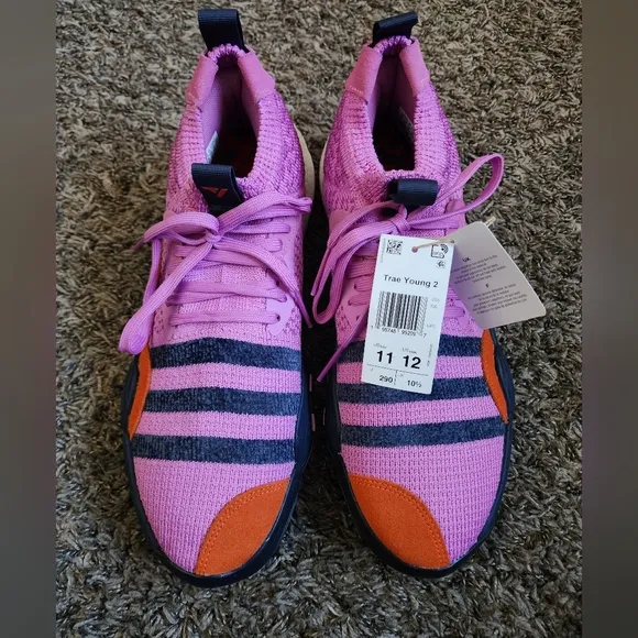 Adidas Trae Young 2 Lilac Stratosphere Athletic Basketball Shoes 11M 12W NEW