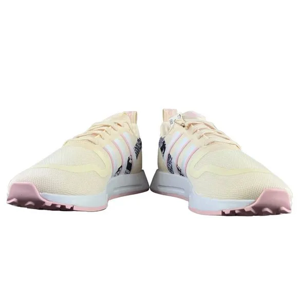 Adidas Women's Multix Snakeskin Ecru Tint Pink White Shoes HR1216 Sizes 7 - 10.5
