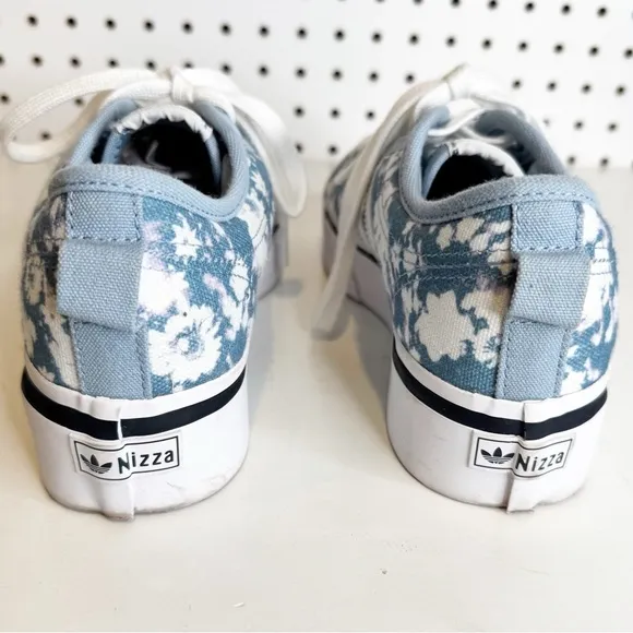 Adidas | Women's Originals Nizza Platform Shoes Sneakers w/ Cloud Sky Graphics