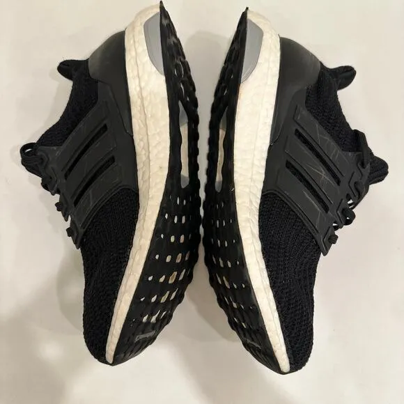 adidas Women's Ultraboost 1.0 Black/White Sz 8 Athletic Running Shoes FY9123