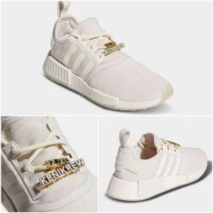 ADIDAS x Keni Harrison NMD R1 Women's Athletic Shoes Cream White Size 9.5