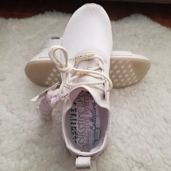 ADIDAS x Keni Harrison NMD R1 Women's Athletic Shoes Cream White Size 9.5
