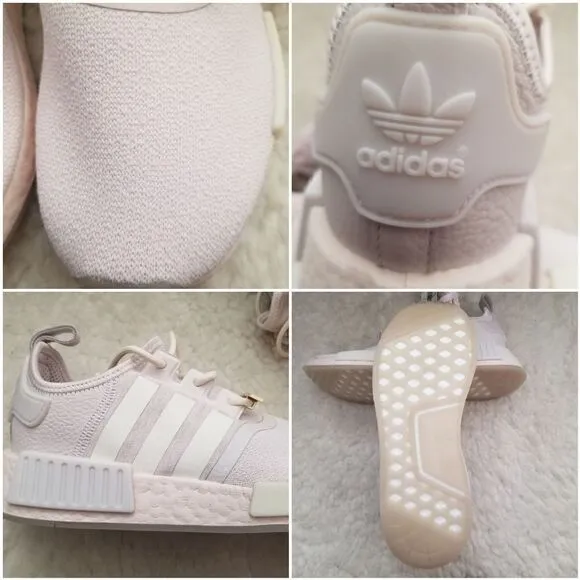 ADIDAS x Keni Harrison NMD R1 Women's Athletic Shoes Cream White Size 9.5