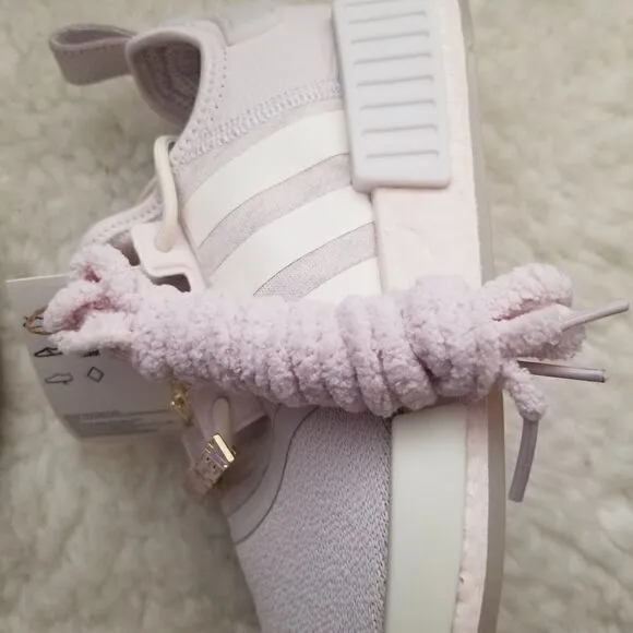 ADIDAS x Keni Harrison NMD R1 Women's Athletic Shoes Cream White Size 9.5