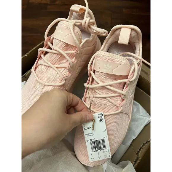 Adidas X_PLR Athletic Shoes Ortholite Pink BY9880 Womens 6.5 New