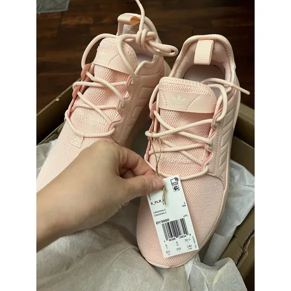 Adidas X_PLR Athletic Shoes Ortholite Pink BY9880 Womens 6.5 New
