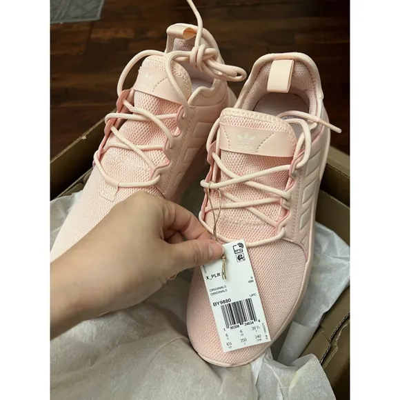 Adidas X_PLR Athletic Shoes Ortholite Pink BY9880 Womens 6.5 New