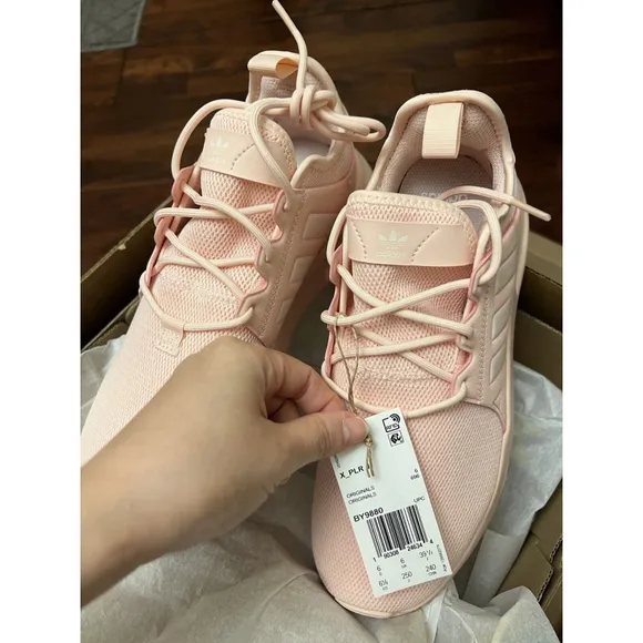 Adidas X_PLR Athletic Shoes Ortholite Pink BY9880 Womens 6.5 New