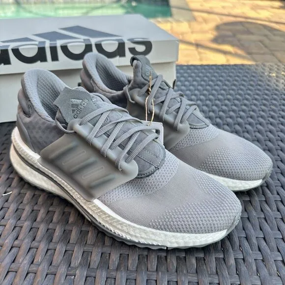 Adidas X_PLRBOOST White Grey Men's Athletic Shoes HP3133