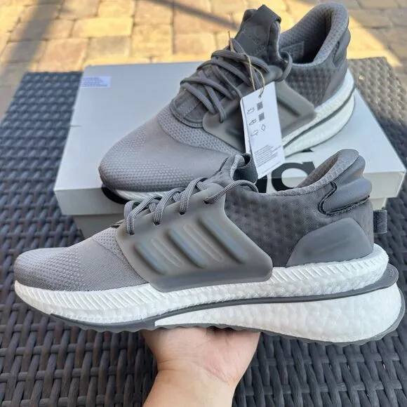 Adidas X_PLRBOOST White Grey Men's Athletic Shoes HP3133