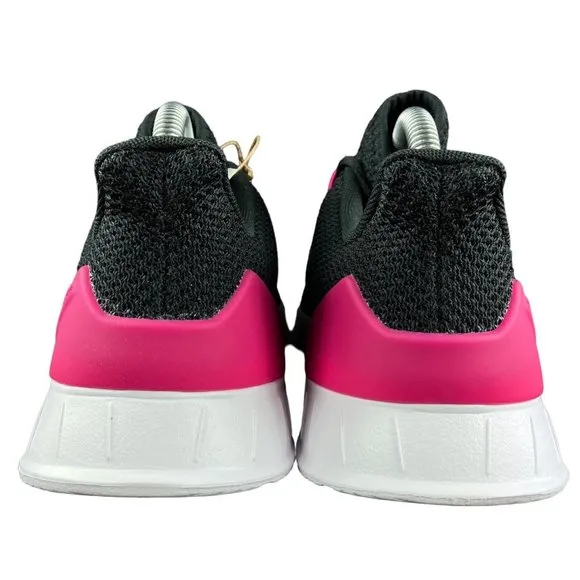 Adidas Youth Girl's Questar Flow NXT Black White Pink Shoes H04205 Sizes 11K-6.5