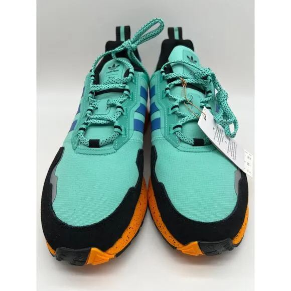 Adidas ZX 1K Boost Athletic Shoes Acid Mint Orange GX6568 Men's Size 11 NWT🛒