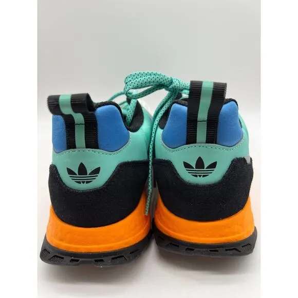 Adidas ZX 1K Boost Athletic Shoes Acid Mint Orange GX6568 Men's Size 11 NWT🛒