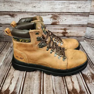 ADTEC 1987 Men's 9.5 Crazy Horse Soft Toe 6&quot; Lace Up Work Leather Hiker Boots