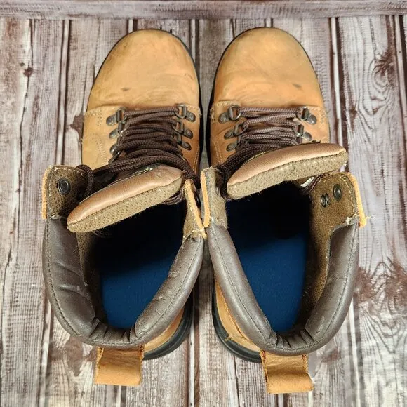 ADTEC 1987 Men's 9.5 Crazy Horse Soft Toe 6&quot; Lace Up Work Leather Hiker Boots