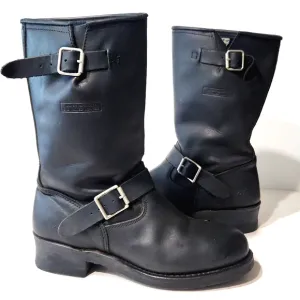 AdTec Men's 11&quot; Ride Tecs Engineer Moto Riding Boots Black Size 10.5 W