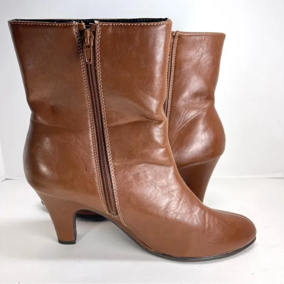 Aerosoles Women’s Therapeutic Brown Ankle Boots Size 11M