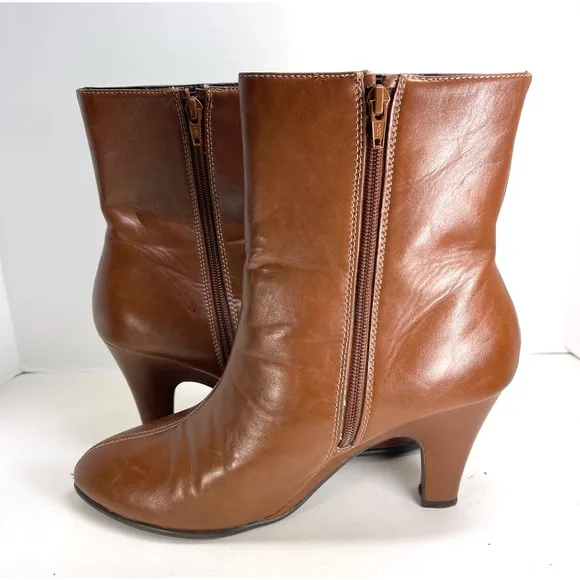 Aerosoles Women’s Therapeutic Brown Ankle Boots Size 11M