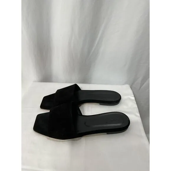 Aeyde 'Anna' Black Sandals Size 9