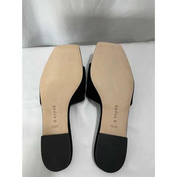 Aeyde 'Anna' Black Sandals Size 9